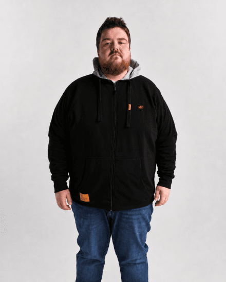 Motley Denim Copenhagen Hoodie Black - Pulóverek & kapucnis pulóverek - Pulóverek & Kapucnis pulóver 2XL-12XL