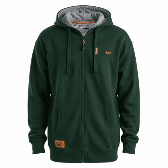 Motley Denim Copenhagen Hoodie Racing Green - Pulóverek & kapucnis pulóverek - Pulóverek & Kapucnis pulóver 2XL-12XL