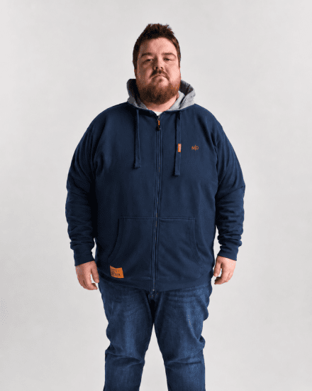 Motley Denim Copenhagen Hoodie Dark Indigo - Pulóverek & kapucnis pulóverek - Pulóverek & Kapucnis pulóver 2XL-12XL