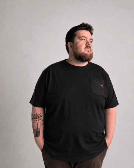 Motley Denim Milan Póló Fekete - Pólók - Nagyméretű pólók - 2XL-14XL