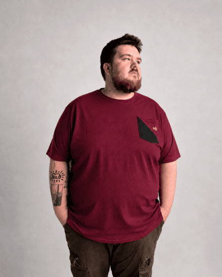 Motley Denim Milan Póló Piros - Pólók - Nagyméretű pólók - 2XL-14XL