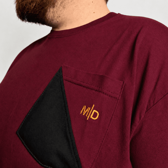 Motley Denim Milan Póló Piros - Pólók - Nagyméretű pólók - 2XL-14XL