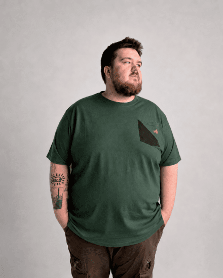 Motley Denim Milan Póló Versenyzöld - Pólók - Nagyméretű pólók - 2XL-14XL