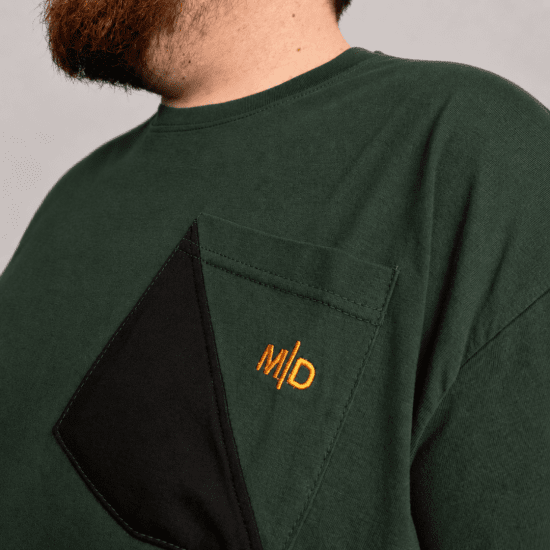 Motley Denim Milan Póló Versenyzöld - Pólók - Nagyméretű pólók - 2XL-14XL
