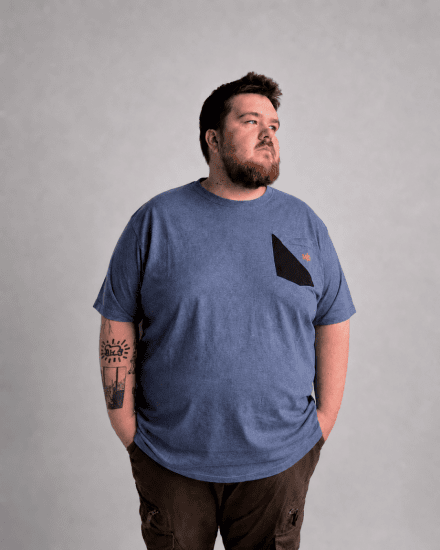 Motley Denim Milan Póló Világos indigo - Pólók - Nagyméretű pólók - 2XL-14XL