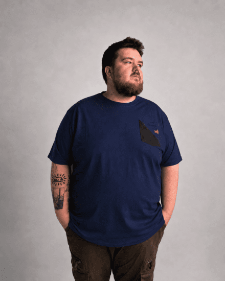 Motley Denim Milan Póló Tengerészkék - Pólók - Nagyméretű pólók - 2XL-14XL