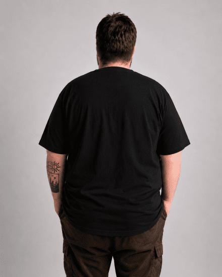 Motley Denim Milan Póló Fekete - Pólók - Nagyméretű pólók - 2XL-14XL