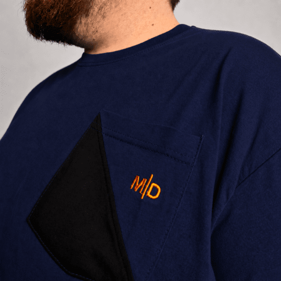Motley Denim Milan Póló Tengerészkék - Pólók - Nagyméretű pólók - 2XL-14XL