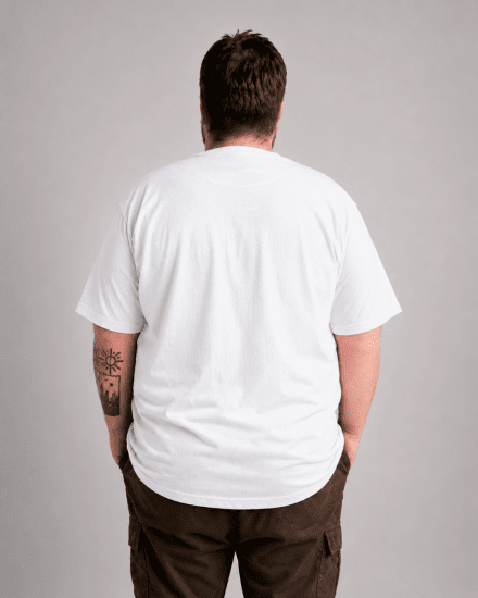 Motley Denim Milan Póló Fehér - Pólók - Nagyméretű pólók - 2XL-14XL