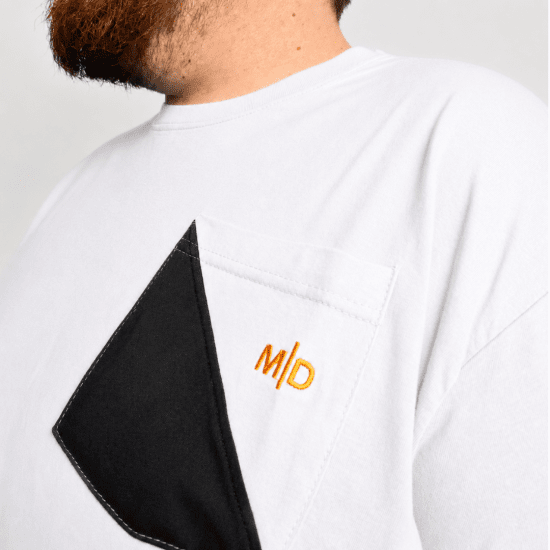 Motley Denim Milan Póló Fehér - Pólók - Nagyméretű pólók - 2XL-14XL