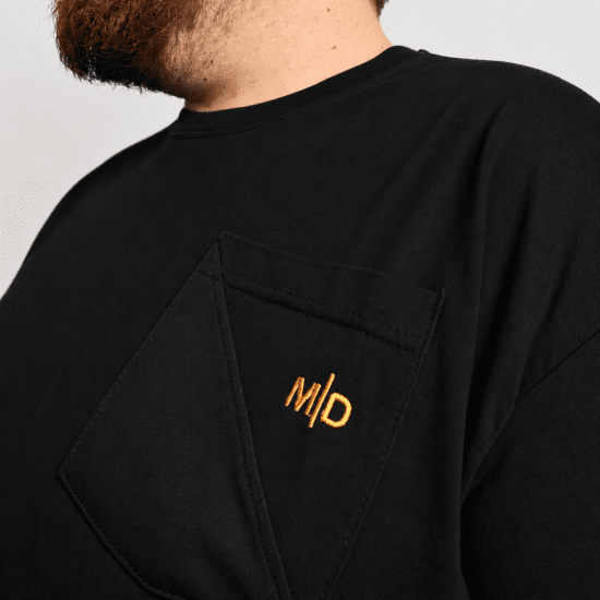 Motley Denim Milan Póló Fekete - Pólók - Nagyméretű pólók - 2XL-14XL