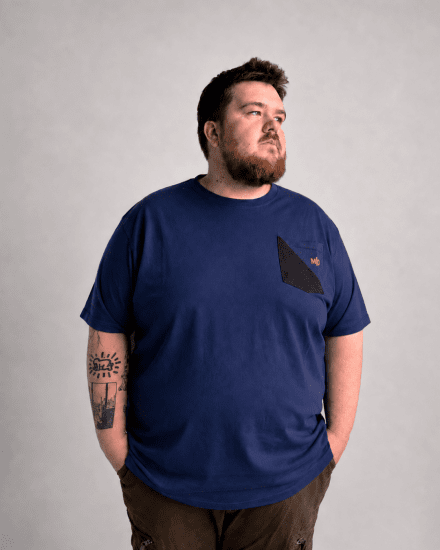 Motley Denim Milan Póló Sötét indigo - Pólók - Nagyméretű pólók - 2XL-14XL