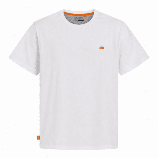 Motley Denim Stockholm T-shirt White - Pólók - Nagyméretű pólók - 2XL-14XL