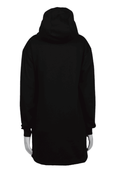 Nora Mikken KRISTINA Long Hoodie Black - Pulóverek & kapucnis pulóverek - 