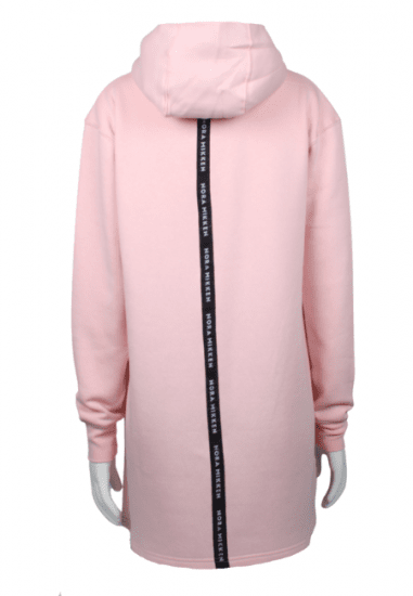 Nora Mikken KADRI WHITE Long Hoodie Pink - NŐI RUHÁZAT XS-XXL - 