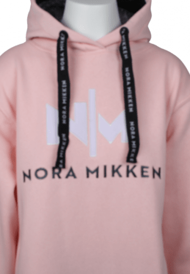 Nora Mikken KADRI WHITE Long Hoodie Pink - NŐI RUHÁZAT XS-XXL - 