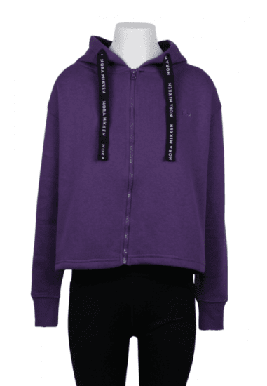 Nora Mikken GERTRUD Cropped Hoodie Purple - NŐI RUHÁZAT XS-XXL - 