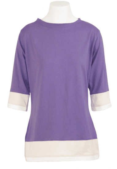 Nora Mikken ANNELI T-Shirt Purple - Pólók - 
