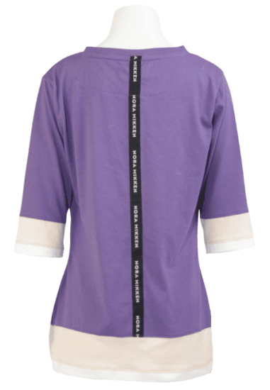 Nora Mikken ANNELI T-Shirt Purple - Pólók - 