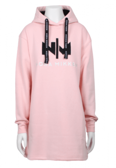 Nora Mikken KADRI Long Hoodie PINK - Pulóverek & kapucnis pulóverek - 