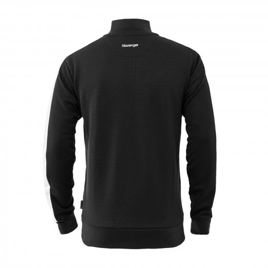 Slazenger Vince track Jacket Black - Pulóverek & kapucnis pulóverek - Pulóverek & Kapucnis pulóver 2XL-12XL