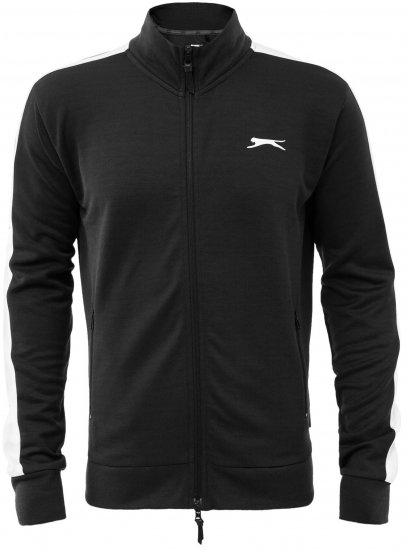 Slazenger Vince track Jacket Black - Pulóverek & kapucnis pulóverek - Pulóverek & Kapucnis pulóver 2XL-12XL