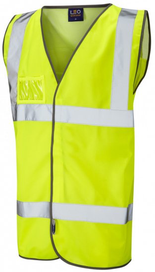 Leo Velator Mesh Back Waistcoat Hi-Vis Yellow - Munkaruha - Nagyméretű Munkaruha 3XL-6XL