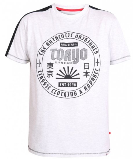 D555 Walton T-shirt White - Pólók - Nagyméretű pólók - 2XL-14XL