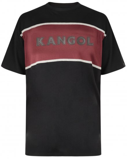 Kangol Whistler T-shirt Black - Pólók - Nagyméretű pólók - 2XL-14XL