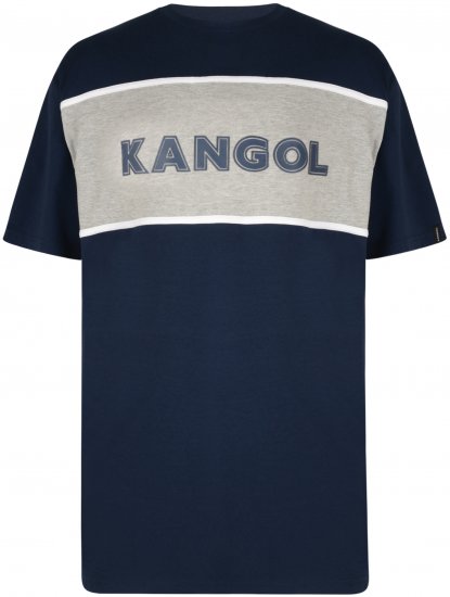 Kangol Whistler T-shirt Navy - Pólók - Nagyméretű pólók - 2XL-14XL
