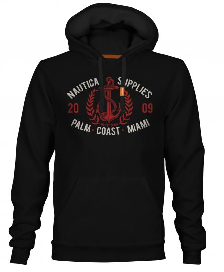 Motley Denim Yarm Hoodie Black - Pulóverek & kapucnis pulóverek - Pulóverek & Kapucnis pulóver 2XL-12XL