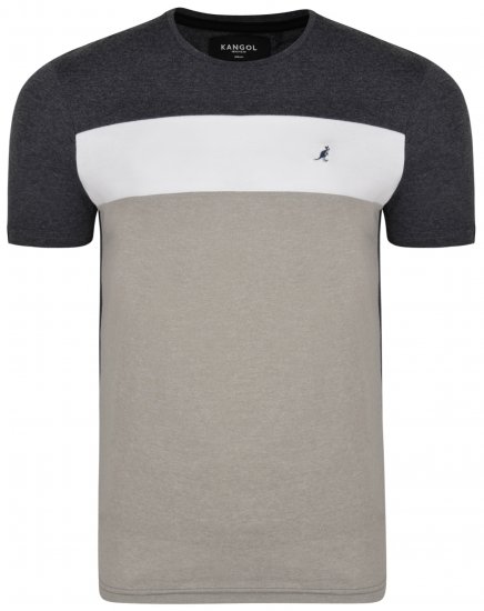 Kangol Zeek T-shirt Grey - Pólók - Nagyméretű pólók - 2XL-14XL